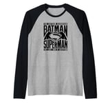 Batman v Superman Title Fight Manche Raglan