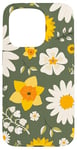 iPhone 15 Pro Yellow and White Flowers Floral Love Summer Pattern Case