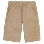 Short Enfant Garçon Coton, Shorts et Bermudas Garçon avec Poches, Short Chino Enfant, Vêtements Été Enfant Ado Garcon 4-14 Ans (Beige, 7-8 Ans)