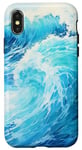 iPhone X/XS Blue Sea Ocean Waves Case