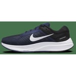 Nike Structure 24 Men's Road Runnin MIDNIGHT NAVY/WHITE-BLACK-WHITE, storlek 47