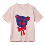 Wynken Kite T-shirt Pale Pink Bear | Rosa | 3 years