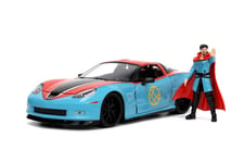 Jada Diecast Marvel Doctor Strange - Chevy Corvette Z06 - 1:24 Scale Collection