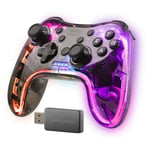 Mars Gaming MGP-24 Noir, Transparent RF Manette de jeu Android, MAC, PC, PlayStation 4, Playstation 3, Xbox 360 - Neuf