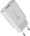 18w Chargeur Rapide Pr Usb Secteur Pour Samsung Galaxy S21 20 S10 S9 S8 S7 A55 A53 A50 A40 A34 A20 A15 A14 A13 A03 M34, Pour Iphone Xiaomi Google Huawei Oppo Oneplus, Chargeur Mural Universe[L1589]