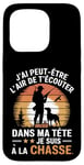 Coque pour iPhone 15 Pro Cadeau idée Drôle Chasseur Homme Chasseur Humour Chasse