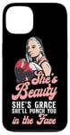 iPhone 13 Boxing Girl Vintage She'S Beauty She'S Grace She'Ll Punch Case