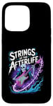 iPhone 15 Pro Max Strings Of The Afterlife Skeleton Rocker Rock Music Case