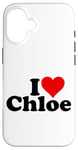 iPhone 16 I HEART LOVE CHLOE Case