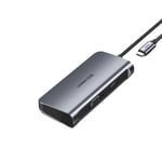 Sovitin UGREEN 50319 CM163 6in1 Type-C Sisään VGA HDMI 3USB3.0 HUB PD för MacBook HUAWEI mate20