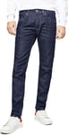 DIESEL Mens Slim Fit Jeans Thommer Solid Dark Blue Size 27W 32L 00SW1Q-084HN