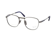 Ray-Ban Frank Titanium RX 8258V 1238, including lenses, SQUARE Glasses, UNISEX