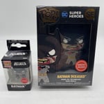 Batman Dceased Funko Pop Pin Bloody Chase Gamestop Exclusive New Sealed