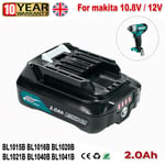 10.8V For Makita 12V Battery CXT LI BL1021B BL1020 BL1015 BL1040 BL1041B Tools