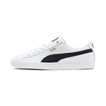 PUMA Basket Classic LFS, Baskets Basses Mixte Adulte - Blanc (white-black) - 37 EU