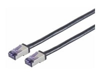 Lanview - Patch-Kabel - Rj-45 (Hane) Till Rj-45 (Hane) - 15 M - 6.2 Mm - S/Ftp - Cat 6A - Rund, 10 Gigabit Ethernet - Svart