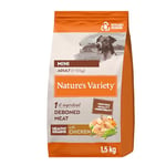 Nature's Variety Original - Croquettes pour Chiens Adultes de Petit Race avec du Poulet déssossé - 1,5kg