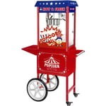 Machine À Popcorn Appareil Pop Corn Professionnel USA Rouge Chariot 1600w Neuf