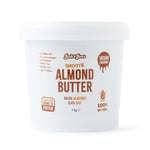 Josh & Jim's - Smooth Almond Butter Spread (1kg), Made in The UK, 100% Natural, Roasted Nuts, No Palm Oil, No Added Sugar, No Peanuts, Source of Protein, High in Fibre, Gluten & Dairy Free, Vegan