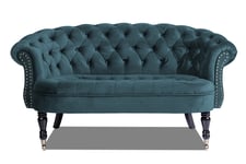 Chesterfield Ludovic Sofa 2-seters - Blågrønn 2 seter sofa Blå