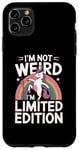 Coque pour iPhone 11 Pro Max Licorne sarcastique humoristique I'm Not Weird I'm Limited Edition