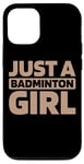 Coque pour iPhone 13 Pro Badminton Raquette - Volant Badminton