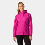 Helly Hansen Dam Seven J Jacka Andningsbar Regnjacka Rosa M