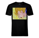 T-Shirt Homme Col Rond Vegeta Super Sayan Dragon Ball Z Dbz Manga Japon Anime