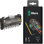 Wera Tool-Check 1 SB Zyklop Mini bit-ratchet, screwdriver, bits & socket set, 38pc, 05073220001 & 967SPKL/9BO Multicolour TX-key set, TX8 - TX40, 9pc, 05073599001