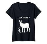 I Don't Give A Rats Ass for rat lovers V-Neck T-Shirt