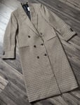 PAUL SMITH MAINLINE DOUBLE BREASTED COAT SIZE 12-14 RETAIL £1200 MADE IN ITALY 