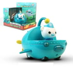 Octonauts Pull Back Bil Fladdermus Modell Barnacles Kwazii Peso Anime Action Figur Leksaker