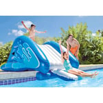 Intex Toboggan aquatique gonflable Kool Splash Bleu toboggan aquatique