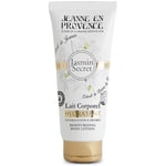 JEANNE EN PROVENCE - Lait Corporel Hydratant et Parfumé - Parfum Jasmin - 95% d'Ingrédients d'Origine Naturelle - Peau sèche - Fabriqué en France à Grasse - 200 ml