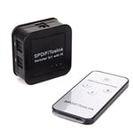 Duronic TosLink Switch Digital Optical Audio 3 x 1 Switcher - switch for up to 3 devices Apple TV, PlayStation, Projector, DVD Player