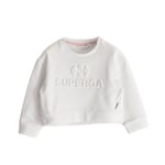 Superga Kids Unisex Childrens/Kids Logo Sweatshirt (White) material_cotton - Size 4Y