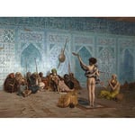 Artery8 Jean Leon Gerome Snake Charmer Painting Premium Wall Art Canvas Print 18X24 Inch