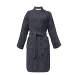 Herding Tom Tailor Peignoir Kimono, Taille M, 100% Coton, Classic Bathrobe Gris (Anthracite)