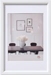 walther design Steel Style ES030W3 Plastic Picture Frames, 20 x 30 cm, White, Pack of 3