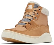 Sorel Women's Out N About 4 Mid Sneaker Waterproof, Tawny Buff/Honey White, 10 UK