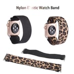 Nylon Elastic Loop Smart Watch Bracelet For Apple Watch Series 5 4 3 2 1