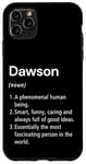 Coque pour iPhone 11 Pro Max Dawson Définition du nom Dictionnaire amusant