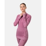 Kari Traa Smekker Half Zip - Sous-vêtement mérinos femme Plum S