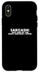 iPhone X/XS Funny Quote Sarcasm Just One Of The Many Services I Offer Case