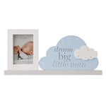 Bambino Dream Big Little Man Blue Photo Frame