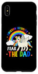 iPhone XS Max Halloween Costume Men Unicorn Security Fear The Dad Rainbow Case