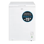 Freestanding Chest Freezer, 99 Litre, White, Igenix IG100