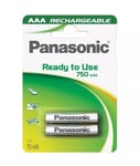 PANASONIC AAA 750mAh Pack of 2 Rechargeable DECT HOME CORDLESS PHONE Batteries