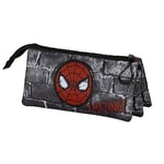 Marvel Spiderman Amazing-FAN Triple Pencil Case 2.0, Multicolour, 23 x 11 cm