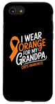 Coque pour iPhone SE (2020) / 7 / 8 Chemise « I Wear Orange for My Grandpa » | Sensibilisation au CRPS